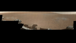 Curiosity envia primeira panorâmica em cor de Marte, imagem é um mosaico de 130 fotografias feitas do horizonte do planeta vermelho